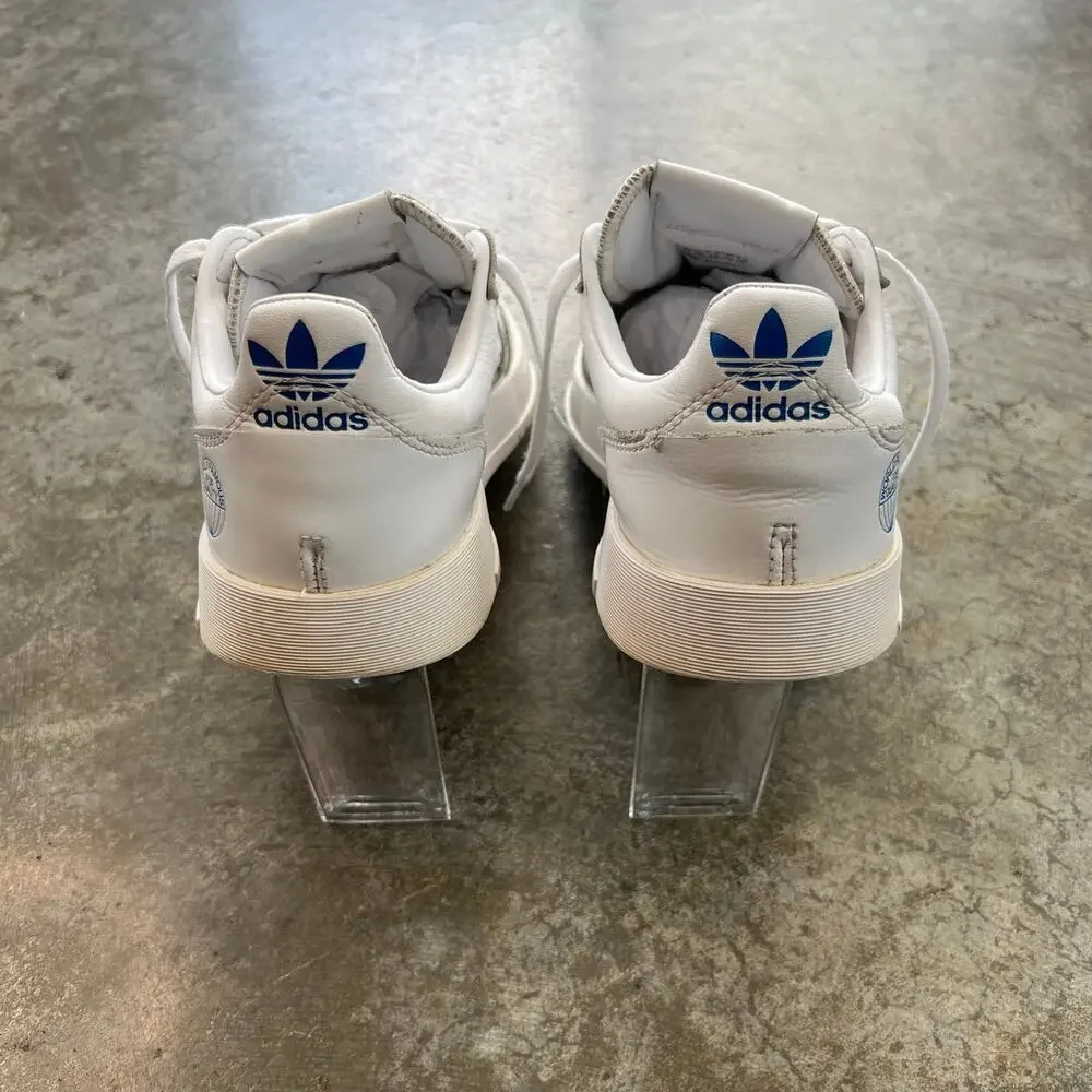 Adidas Supercourt EF5887 White Blue Leather Sneakers Men's Size 7